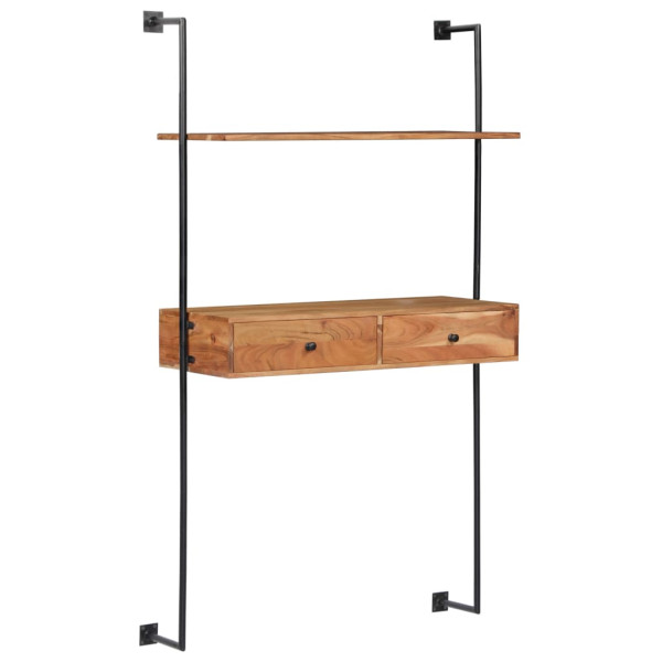 VidaXL Biurko ścienne 90 x 40 x 170 cm 188951