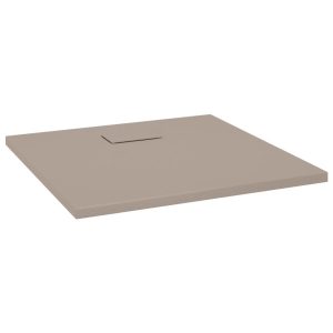 VidaXL Brodzik prysznicowy Brąz 90 x 90 cm Z tworzywa 473250 VidaXL Brodzik prysznicowy Brąz 90 x 90 cm Z tworzywa 473250