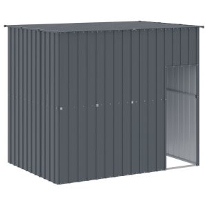 VidaXL buda dla psa Antracyt 214 x 153 x 181 cm Stal 473195