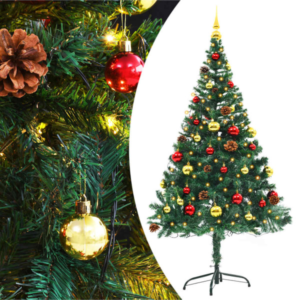 VidaXL Choinka Zielony 150 x 80 cm 375268