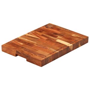 VidaXL deska do krojenia Brąz 42 x 30 x 4 cm Drewno akacjowe 473284 VidaXL deska do krojenia Brąz 42 x 30 x 4 cm Drewno akacjowe 473284