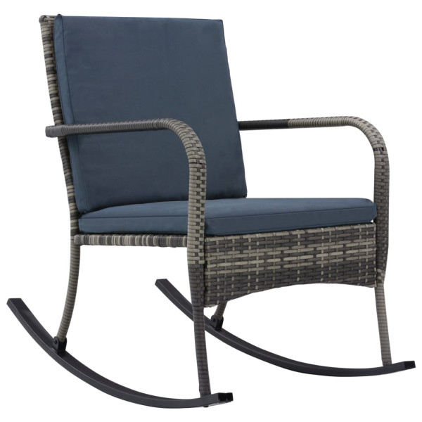 VidaXL Fotel bujany Antracyt Technorattan 266094