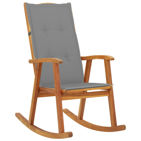 VidaXL Fotel bujany Brąz 120 x 50 x 3 cm Drewno akacjowe 473287