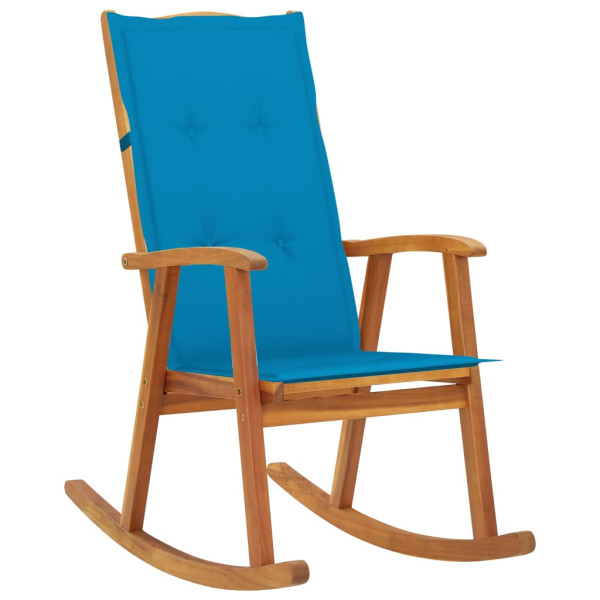 VidaXL Fotel bujany Brąz 120 x 50 x 3 cm Drewno akacjowe 473286