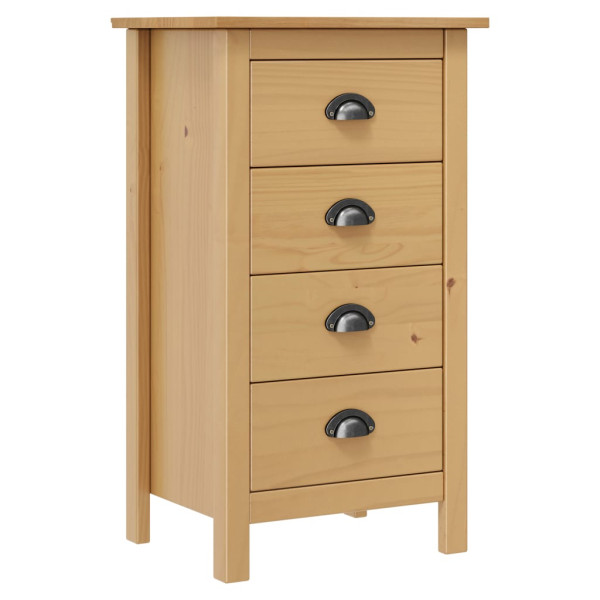 VidaXL Komoda Hill, 46x35x80 cm, lite drewno sosnowe 317413