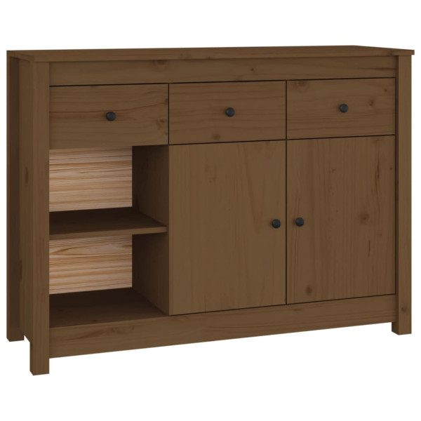 VidaXL Komoda miodowy brąz 100x35x74 cm 188826