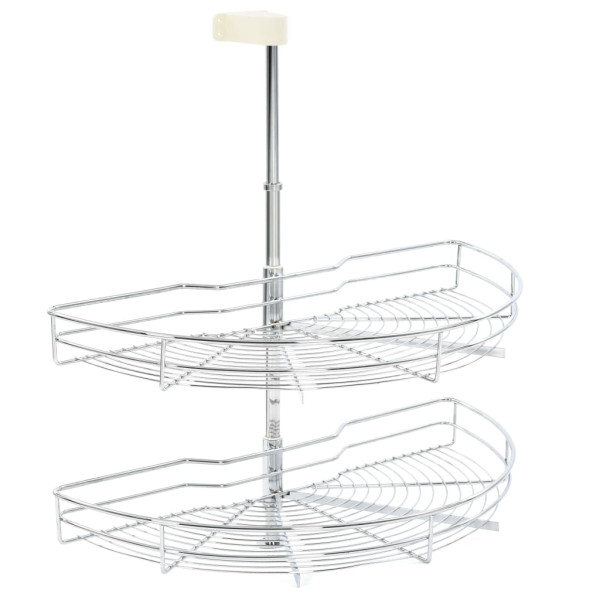 VidaXL Kosz druciany Srebrny 75 x 38 x 80 cm Metal 256240