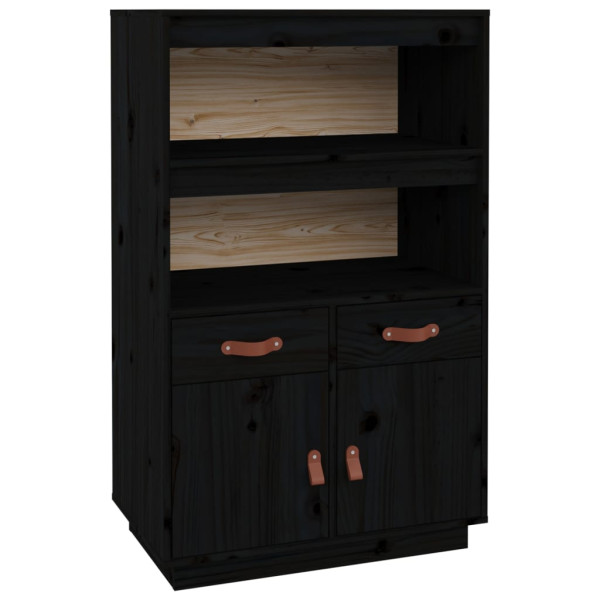 VidaXL Kredens czarny 67x40x108,5 cm 188825