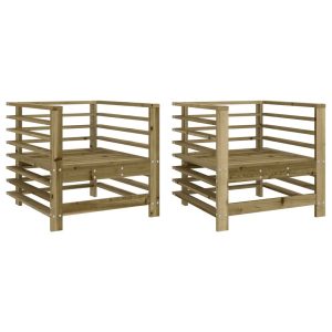 VidaXL Krzesła ogrodowe 2 szt. 470418 VidaXL Krzesła ogrodowe 2 szt. 470418