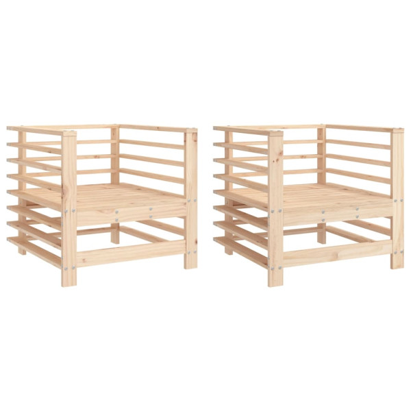 VidaXL Krzesła ogrodowe 2 szt. 470422