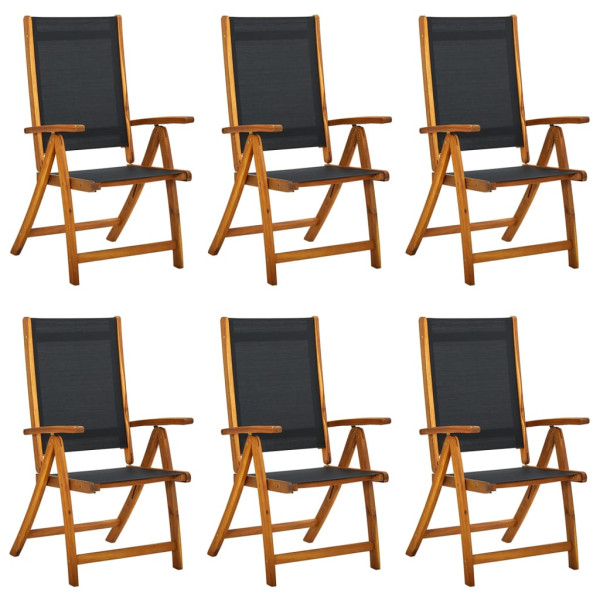 VidaXL krzesło Brąz Drewno akacjowe 372180