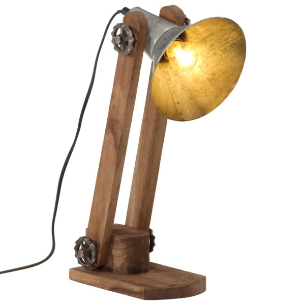 VidaXL lampa stołowa Srebrny Żelazo 306047