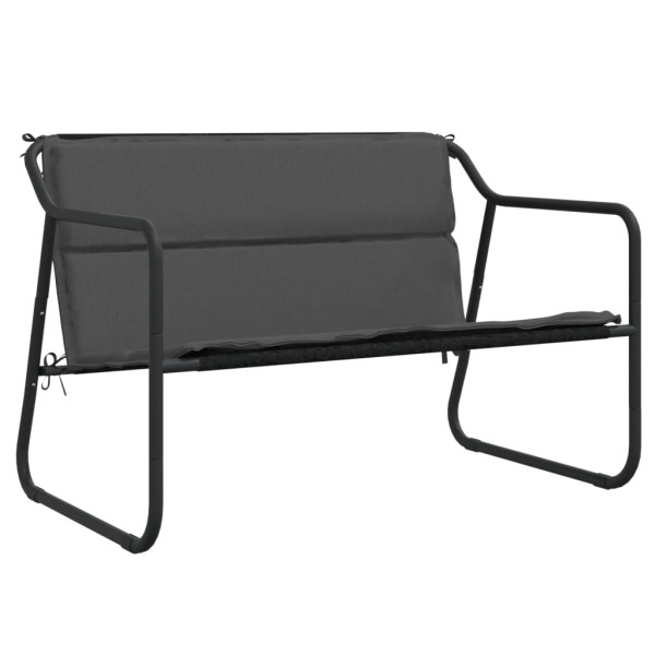 VidaXL ławka ogrodowa Antracyt Stal 287439