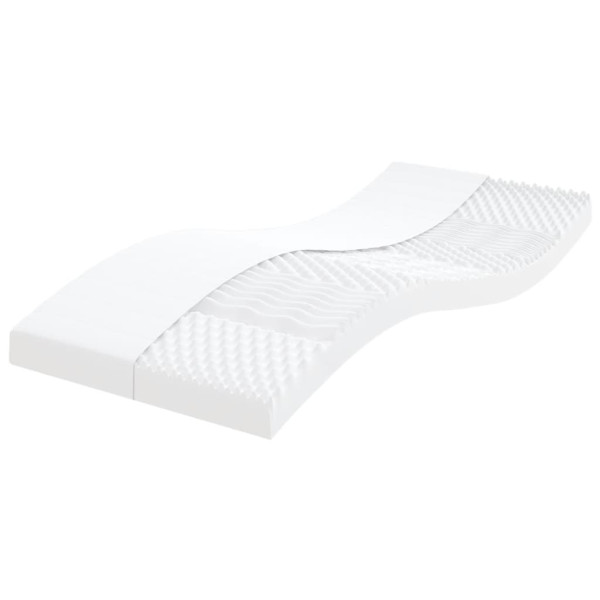 VidaXL Materac piankowy biały 100x200cm 317526