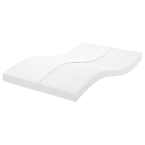 VidaXL Materac piankowy biały 140x200 cm 317532