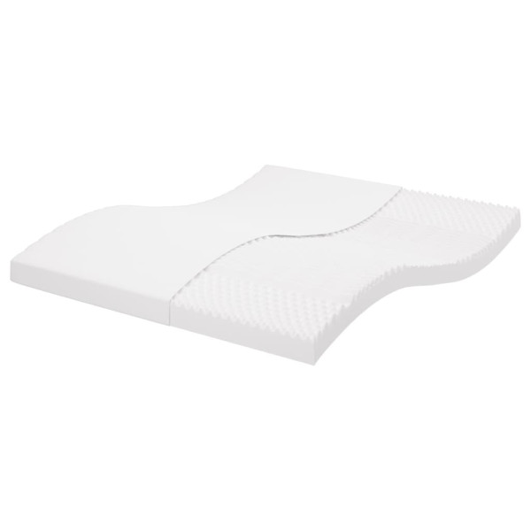 VidaXL Materac piankowy biały 180x200 cm 317541