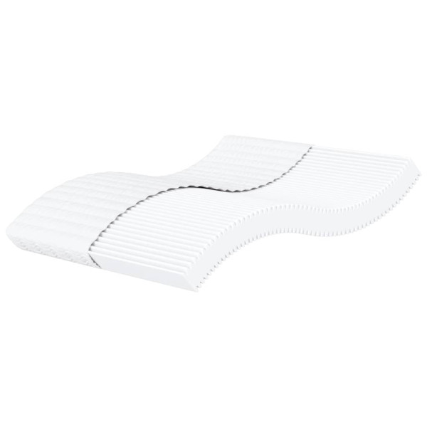 VidaXL Materac piankowy biały 180x200 cm 211380