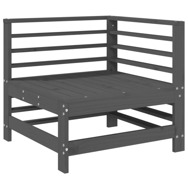 VidaXL Ogrodowa sofa narożna szara 470762