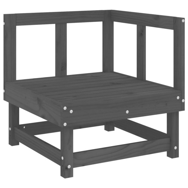 VidaXL Ogrodowa sofa narożna szara 470763