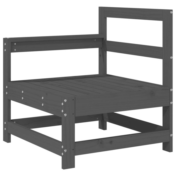 VidaXL Ogrodowa sofa narożna szara 381099