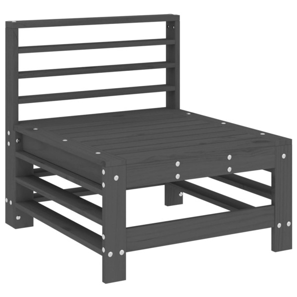 VidaXL Ogrodowa sofa środkowa szara 481438