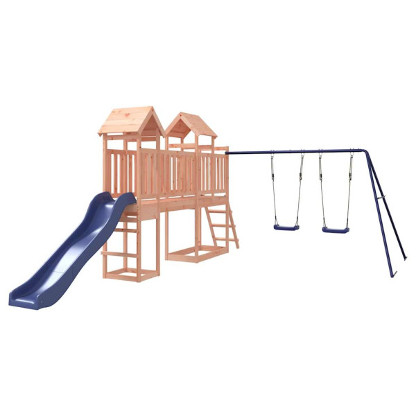 VidaXL ogrodowy plac zabaw Brąz Drewno daglezjowe 471323