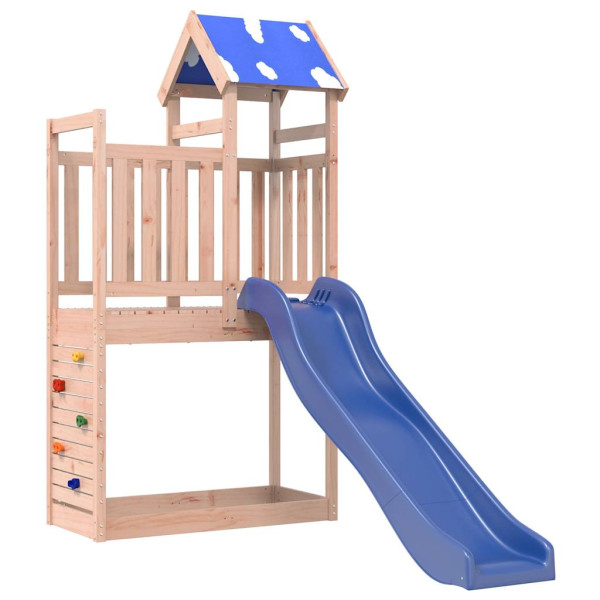 VidaXL ogrodowy plac zabaw Brąz Drewno daglezjowe 471340