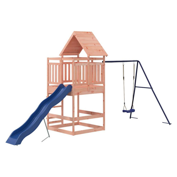 VidaXL ogrodowy plac zabaw Brąz Drewno daglezjowe 471354
