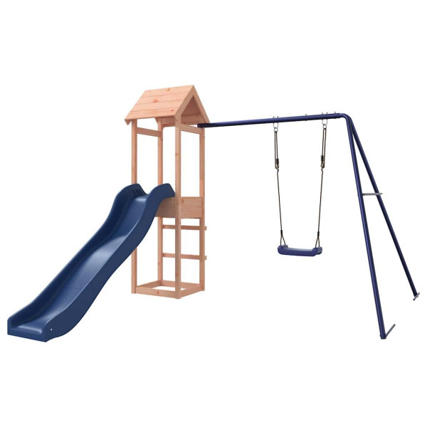 VidaXL ogrodowy plac zabaw Brąz Drewno daglezjowe 471395