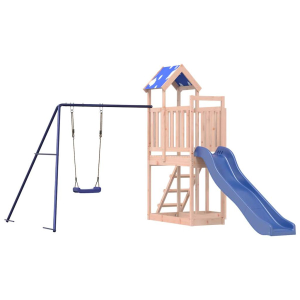 VidaXL ogrodowy plac zabaw Brąz Drewno daglezjowe 471400