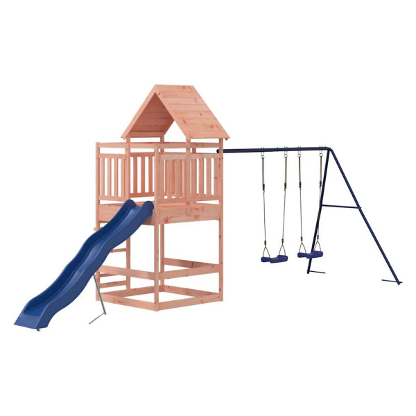 VidaXL ogrodowy plac zabaw Brąz Drewno daglezjowe 471419