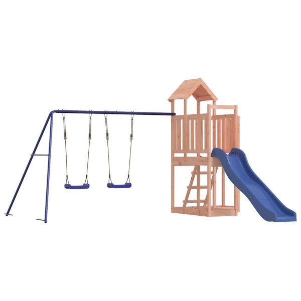 VidaXL ogrodowy plac zabaw Brąz Drewno daglezjowe 471466