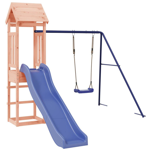 VidaXL ogrodowy plac zabaw Brąz Drewno daglezjowe 471494