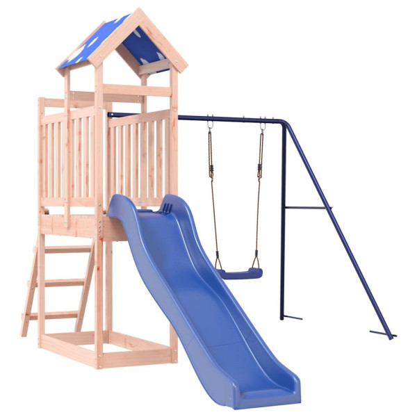 VidaXL ogrodowy plac zabaw Brąz Drewno daglezjowe 471647
