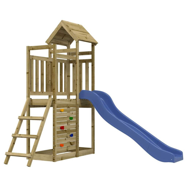 VidaXL ogrodowy plac zabaw Brąz Drewno 471318