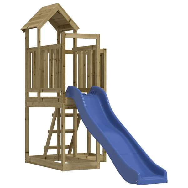 VidaXL ogrodowy plac zabaw Brąz Drewno 471451