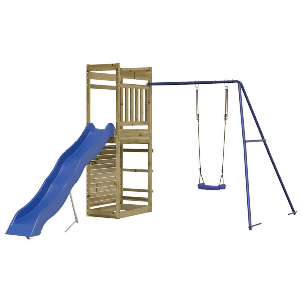 VidaXL ogrodowy plac zabaw Brąz Drewno 471506