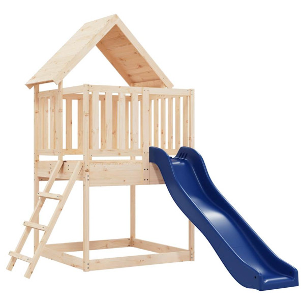 VidaXL ogrodowy plac zabaw Brąz Drewno 471604