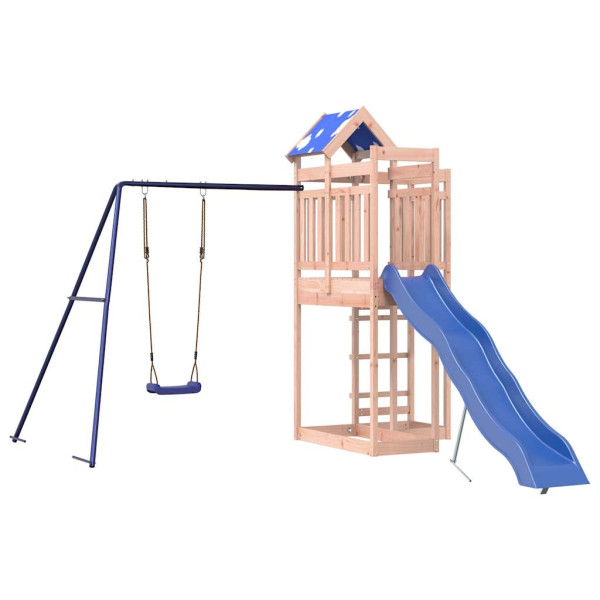 VidaXL ogrodowy plac zabaw Brąz Drewno 471380