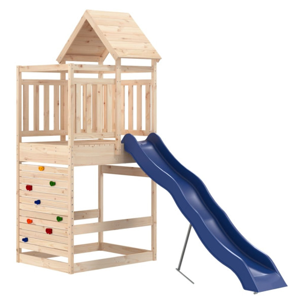 VidaXL ogrodowy plac zabaw Brąz Drewno sosnowe 471547