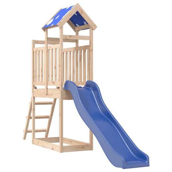 VidaXL ogrodowy plac zabaw Brąz Drewno sosnowe 471684
