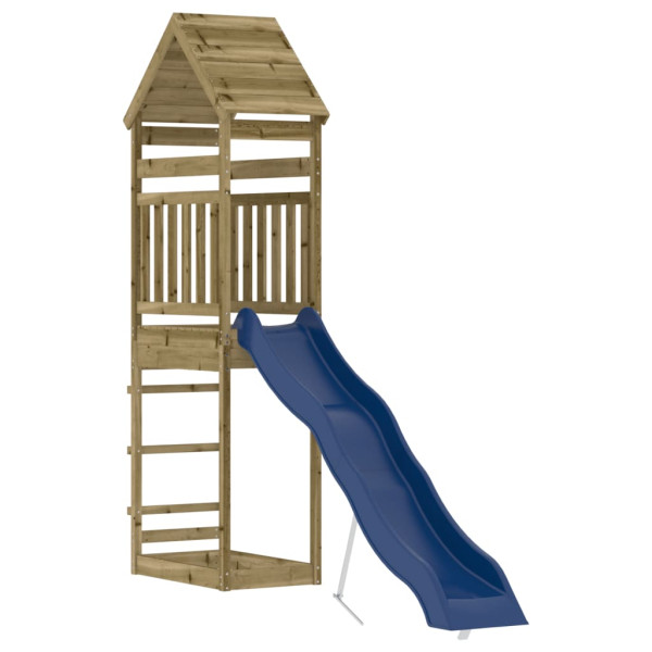 VidaXL ogrodowy plac zabaw Brąz Impregnowane drewno 471396